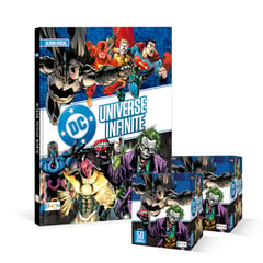 EDITORIAL BERLIN - ALBUM DC UNIVERSE, ALBUM TAPA DURA + 2 PAQUETONES (100 SOBRES)