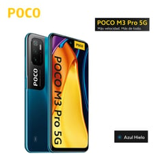 XIAOMI - POCO M3 PRO 5G 4GB RAM 64GB CÁMARA 48 MP AZUL HIELO