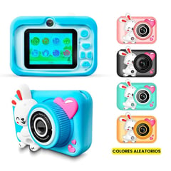 GENERICO - Mini Camara para niños 12 MP UHD - CAMARA PRINCIPAL Y SELFIE- MP3