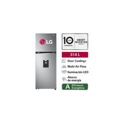 LG - Refrigeradora 314L No Frost Top Freezer con Door Cooling GT31WPP