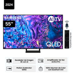 SAMSUNG - Televisor QLED 55 Tizen OS Smart Tv 4K QN55Q70DAGXPE