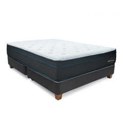 DRIMER - Cama Box Tarima Gravity Queen + 2 Almohadas