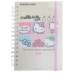 SANRIO - AGENDA 2025 TAMAÑO A5 FRAMES HELLO KITTY