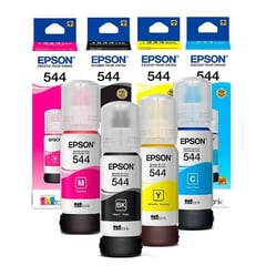 EPSON - Pack 4 Tintas 544 Cyan Magenta Yellow Black