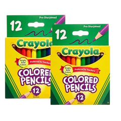 CRAYOLA DOUGH - Packx2 Crayola Colores de madera Cj x 24 Unidades