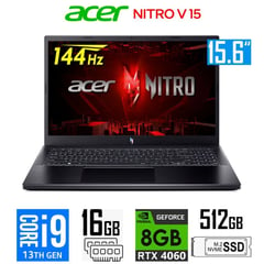 ACER - NITRO V15 I9 13900H - RAM 16GB DDR5 - 512GB SSD - RTX 4060 8GB