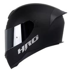 HRO - CASCO HRO-511 SOLID NEGRO VISOR PLAT L