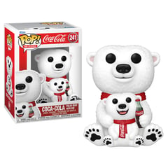 FUNKO - POP COCA-COLA POLAR BEAR WITH CUB - COCA COLA 241