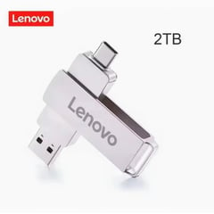 LENOVO - Memoria 2TB Flash USB 3.0 y USB C Windows Mac - Plata