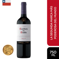 CASILLERO DEL DIABLO - Vino Merlot 750ml