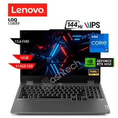 LENOVO - LAPTOP LOQ 15irx9- INTEL CORE I7 13650HX, 16GB, 512GB, RTX 4050 6GB, 15.6" FHD