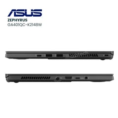 ASUS - LAPTOP ZEPHYRUS GA401QC-K2148W- Ryzen 7 5800HS,16GB, 512GB, RTX 3050 4GB, 14" WQHD, W11