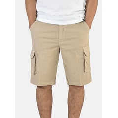 YONISTERS CLOTHING - Short Drill Cargo Stretch Beige