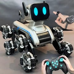 GENERICO - Perro Robot Inteligente Interactivo - Doble Control Remoto