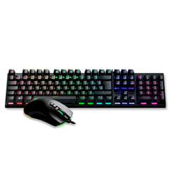 ANTRYX - KIT GAMING TECLADO MECANICO + MOUSE GC-3100 BLACK BLUE SWITCH AGC-3100KBL-SP