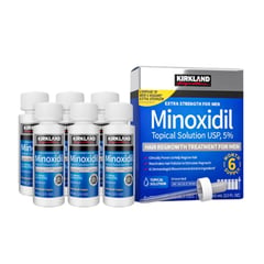 KIRKLAND - Minoxidil Liquido Caja Sellada crecimiento de Cabello y Barba