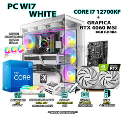 INTEL - Computadora PC Gamer Core i7 12700KF RAM 32GB SSD 1TB GRAFICA RTX 4060 8GB