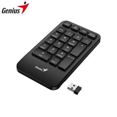 GENIUS - Teclado numérico Numpad 1000 wireless USB chocolate keys black