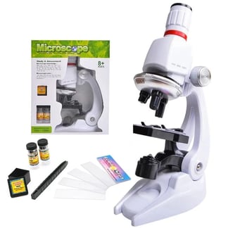 GENERICO - Microscopio Educativo Cientifico Niño Juguete - BLANCO