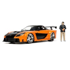 JADA TOYS - MAZDA RX7 CON HAN RAPIDOS Y FURIOSOS ESCALA 124 METAL