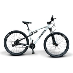 MONARK - BICICLETA HIGHLANDER XT ARO 29 PLATA NEGRO M