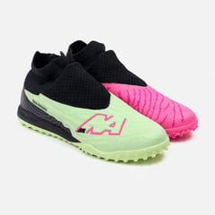 NEW ATHLETIC - Zapatillas Football Slabs65 Fucsia Con Verde Manzana Hombre