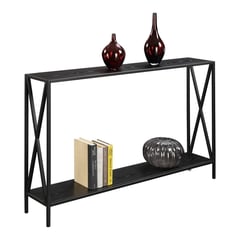 GENERICO - Consola Recibidor Industrial Lupin Roble Negro Coricha Home