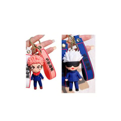 GENERICO - Pack 2 Llavero figura anime Yuji Itadori y Satoru Gojo Jujutsu Kaisen