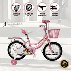 BEAUTIFUL - Bicicleta Para Niña Aro 16 «AVALIN » Pink