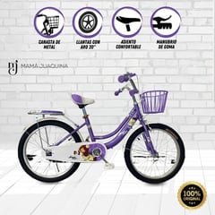 BEAUTIFUL - Bicicleta Para Niña Aro 20 «AVALIN » Purple