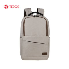 TEROS - Mochila TE-ACS9012 Poliéster notebook hasta 156 beige