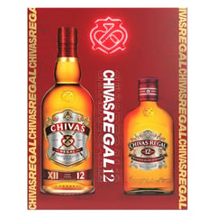 CHIVAS REGAL - Whisky 12 años 700ml + Chivas 200ml