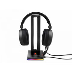 GENERICO - SOPORTE PARA AUDIFONO / STAND ANTRYX HS-71 RGB, 2 USB, JACK 3.5MM