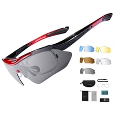 ROCKBROS - Lentes de sol polarizados con protección uv400 -