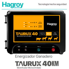 HAGROY - Energizador Ganadero de 3J - 40KM