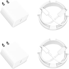 GENERICO - Adaptadores y Cables USB-C a Lightning 1 metro para iPhone 2 pack