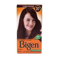 BIGEN - Tinte de Cabello en Polvo Caoba Oscuro 37 Sin amoníaco