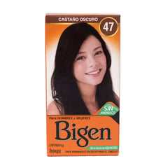 BIGEN - Tinte de Cabello en Polvo Castaño Oscuro 47 Sin amoníaco