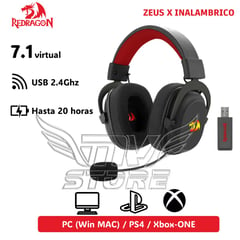 REDRAGON - Audífonos Zeus X Wireless H510 WL Color Negro