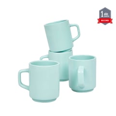 RECORD - Set 4 Tazas color menta marca