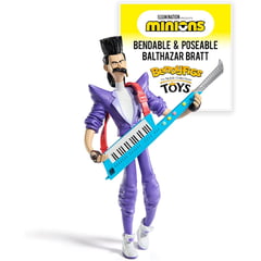 MINIONS - Figura de Accion Flexible BendyFigs Balthazar Bratt