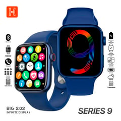 GENERICO - Smartwatch T900 Pro Max Serie 9 Blue