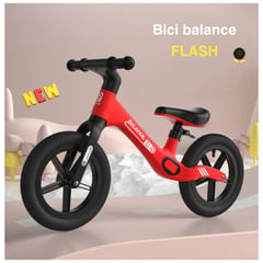 GENERICO - Bicicleta de Balance Flash Para Niños Color Rojo