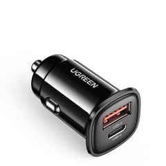 UGREEN - NANO Cargador Auto Carga Rapida Usb Tipo-C 30w Dual