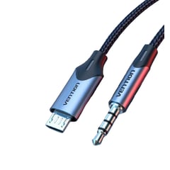 VENTION - Premium Cable Micro-usb 35mm Trrs Original 1m Android HIFI