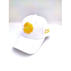 GENERICO - Gorra margarita-blanco-divas