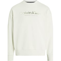 CALVIN KLEIN - SWEATSHIRT DIFFUSED LOGO SWEATSHIRT CK