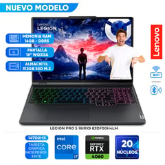 Laptop Legion Pro 5 16IRX9, 16" FHD IPS, Core i7-14700HX 5.5GHz, 16GB DDR5-5600