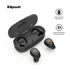 KLIPSCH - Audifonos S1 True Wireless Ipx4 Bluetooth 21hrs - Negro