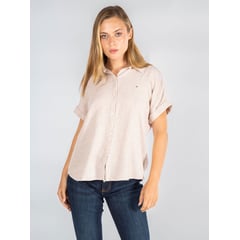 TOMMY HILFIGER - BLUSA S-S MRDN CAMP SHIRT